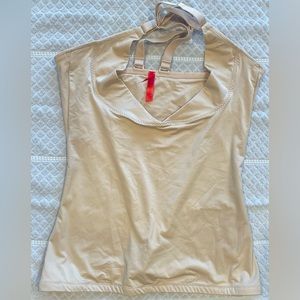 SPANX Slimplicity Open Bust Shapewear Tank Top Camisole Slimming Top Nude Tan XL